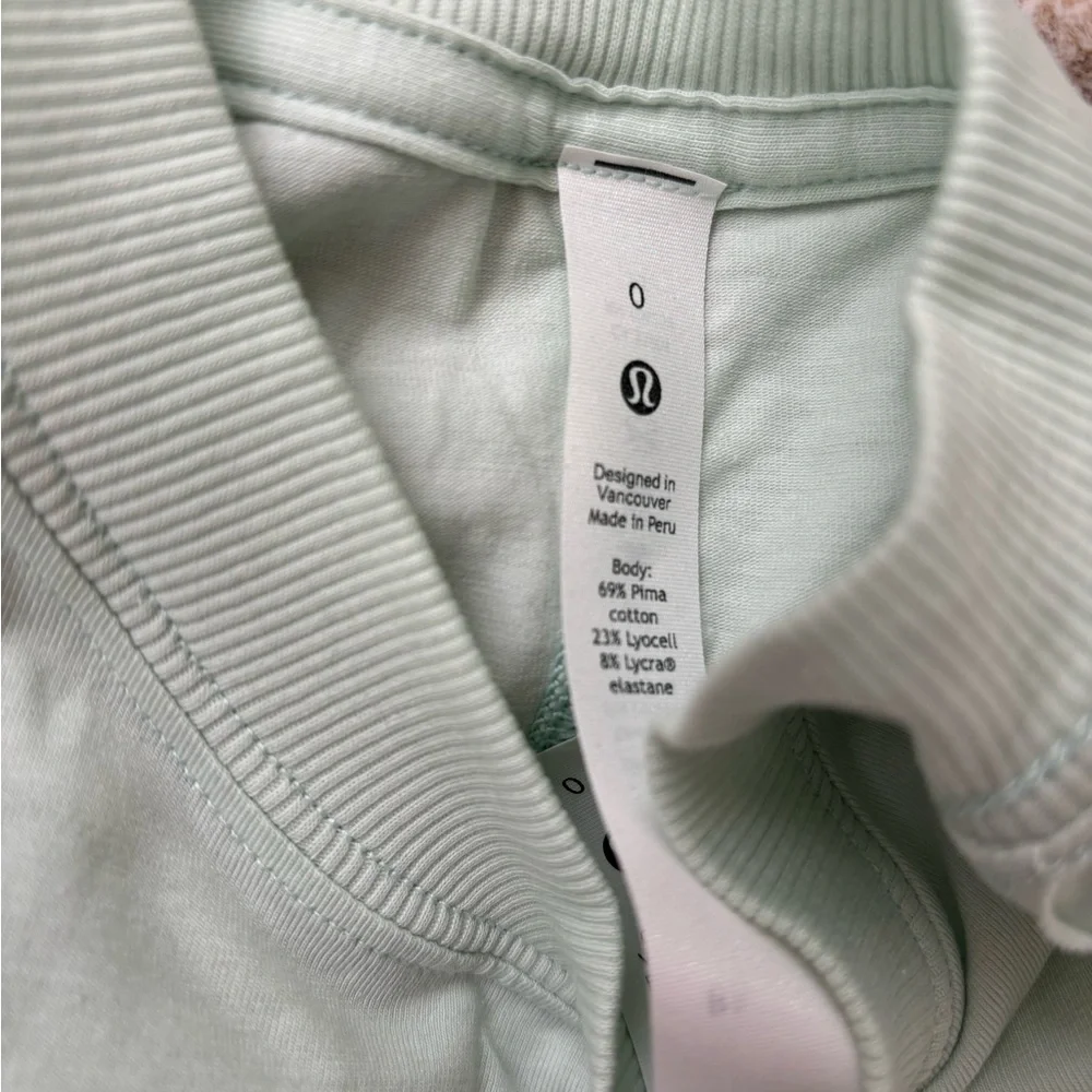 Lululemon All Yours Crop Tank in Delicate Mint - Picture 3 of 4